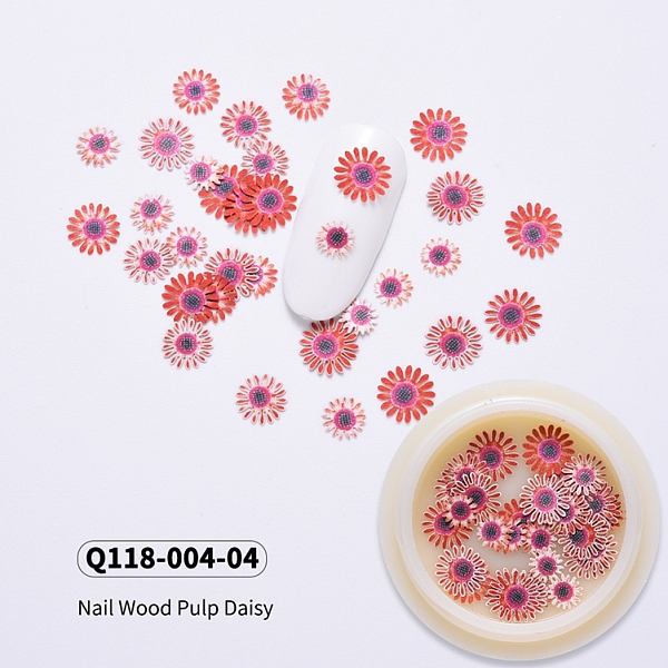 PandaHall Daisy Shape Paper Cabochons, Nail Art Decorations Accessories for Women, Pale Violet Red, 5~7x0.1mm, 30pcs/box Paper Flower Pink
PandaHall Daisy Shape Paper Cabochons, Nail Art Decorations Accessories for Women, Pale Violet Red, 5~7x0.1mm, 30pcs/box Paper Flower Pink