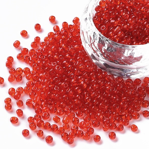 PandaHall Glass Seed Beads, Transparent, Round, Round Hole, Red, 8/0, 3mm, Hole: 1mm, about 1111pcs/50g, 50g/bag, 18bags/2pounds Glass Red
PandaHall Glass Seed Beads, Transparent, Round, Round Hole, Red, 8/0, 3mm, Hole: 1mm, about 1111pcs/50g, 50g/bag, 18bags/2pounds Glass Red