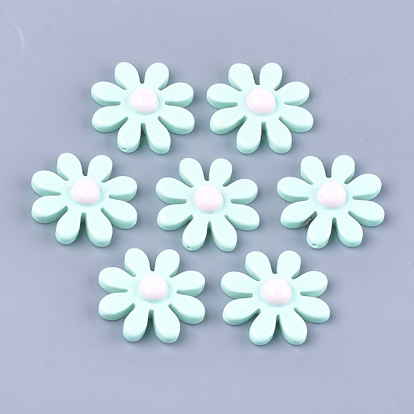 PandaHall Resin Beads, for Pendant Making, Half Drilled, Flower, Light Cyan, 40.5x40.5x8.5mm, Half Hole: 1.2mm Resin Flower Cyan
PandaHall Resin Beads, for Pendant Making, Half Drilled, Flower, Light Cyan, 40.5x40.5x8.5mm, Half Hole: 1.2mm Resin Flower Cyan
