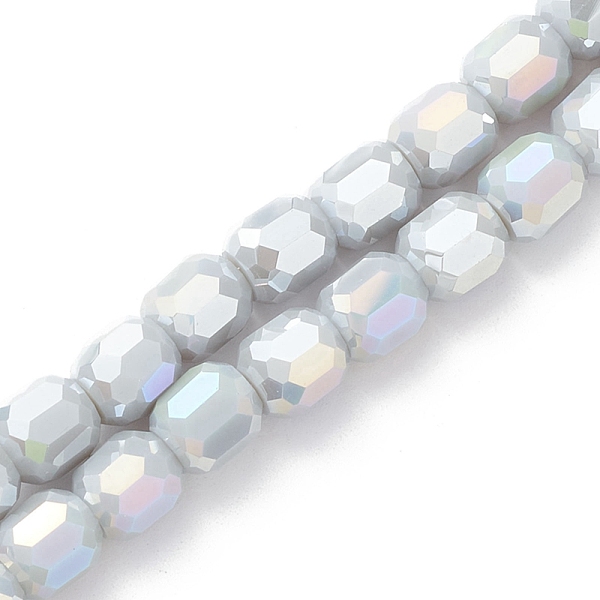 PandaHall Electroplate Glass Beads Strands, AB Color Plated, Faceted, Barrel, Gray, 8x8mm, Hole: 1.2mm, about 80pcs/strand, 26.14''(66.4cm)...
PandaHall Electroplate Glass Beads Strands, AB Color Plated, Faceted, Barrel, Gray, 8x8mm, Hole: 1.2mm, about 80pcs/strand, 26.14''(66.4cm)...