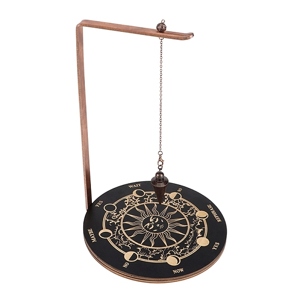 PandaHall Wooden Crystal Display Shelf, Crystal Dowsing Pendulum Display Hanging Holder Stand, Black, 180x260mm Wood Sun Black
PandaHall Wooden Crystal Display Shelf, Crystal Dowsing Pendulum Display Hanging Holder Stand, Black, 180x260mm Wood Sun Black