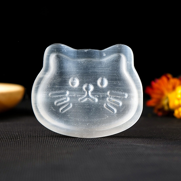 PandaHall Natural Selenite Carved Cat Healing Figurines, Reiki Stones Statues for Energy Balancing Meditation Therapy, White, 52x64x12mm...
PandaHall Natural Selenite Carved Cat Healing Figurines, Reiki Stones Statues for Energy Balancing Meditation Therapy, White, 52x64x12mm...