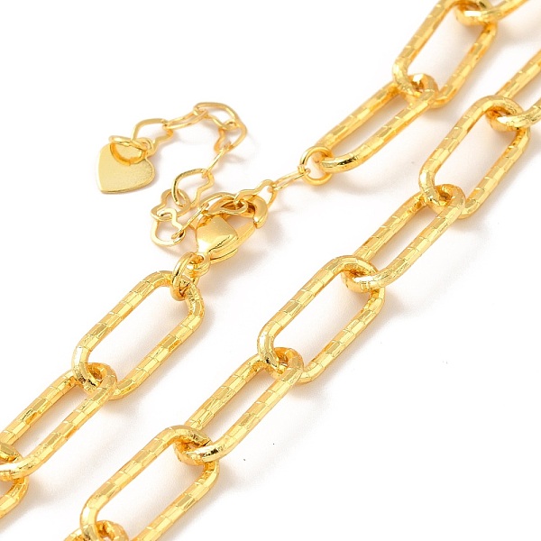 PandaHall Rack Plating Brass Paperclip Chains Necklace with Tiny Heart Charm for Men Women, Cadmium Free & Lead Free, Real 18K Gold Plated...
PandaHall Rack Plating Brass Paperclip Chains Necklace with Tiny Heart Charm for Men Women, Cadmium Free & Lead Free, Real 18K Gold Plated...