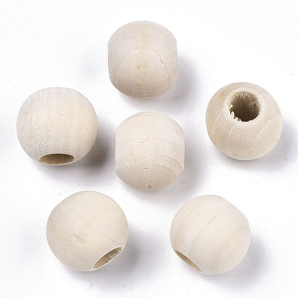 PandaHall 50Pcs Natural Wood Unfinished European Beads, Macrame Beads, Round Wooden Large Hole Beads for Craft Making, Antique White...
PandaHall 50Pcs Natural Wood Unfinished European Beads, Macrame Beads, Round Wooden Large Hole Beads for Craft Making, Antique White...