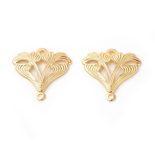 PandaHall Brass Pendants, Rack Plating, Leaf, Golden, 17x17.5x1mm, Hole: 1.2mm Brass Leaf
PandaHall Brass Pendants, Rack Plating, Leaf, Golden, 17x17.5x1mm, Hole: 1.2mm Brass Leaf