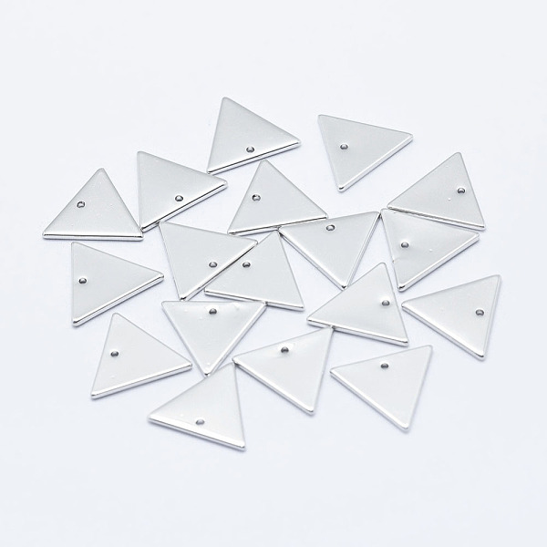 PandaHall Brass Charms, Long-Lasting Plated, Real Platinum Plated, Nickel Free, Triangle, 12x14x1mm, Hole: 1mm Brass Triangle
PandaHall Brass Charms, Long-Lasting Plated, Real Platinum Plated, Nickel Free, Triangle, 12x14x1mm, Hole: 1mm Brass Triangle