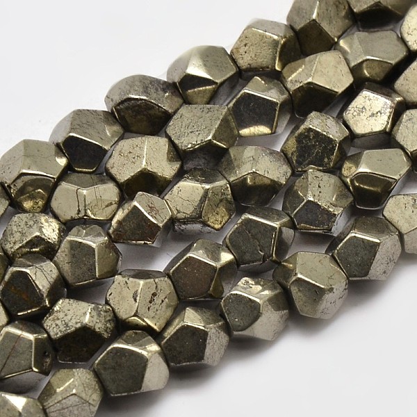 PandaHall Natural Pyrite Beads Strands, Star Cut Round Beads, 8x8x8mm, Hole: 1mm, about 47pcs/strand, 15.5 inch Pyrite Round
PandaHall Natural Pyrite Beads Strands, Star Cut Round Beads, 8x8x8mm, Hole: 1mm, about 47pcs/strand, 15.5 inch Pyrite Round