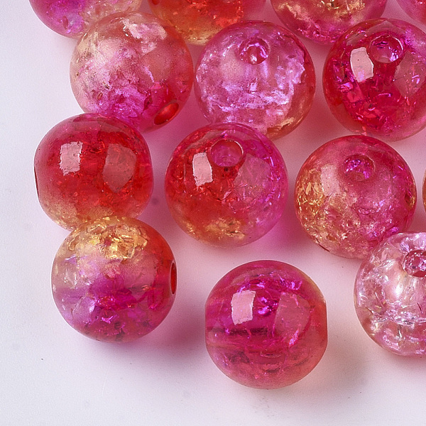PandaHall Transparent Crackle Acrylic Beads, Round, Red, 10mm, Hole: 2mm Acrylic Round Red
PandaHall Transparent Crackle Acrylic Beads, Round, Red, 10mm, Hole: 2mm Acrylic Round Red