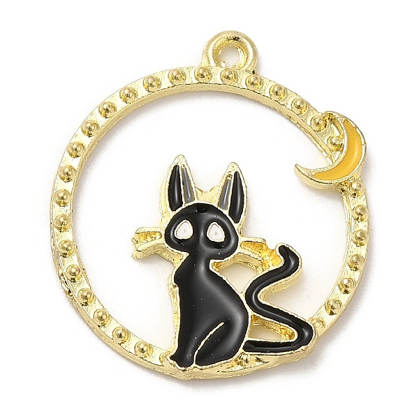 PandaHall Alloy Pendants, Flat Round with Cat, Black, 25x22x2mm, Hole: 1.5mm Alloy Cat Shape Black
PandaHall Alloy Pendants, Flat Round with Cat, Black, 25x22x2mm, Hole: 1.5mm Alloy Cat Shape Black