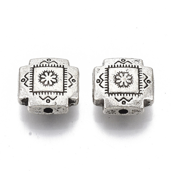PandaHall Tibetan Style Alloy Beads, Cadmium Free & Lead Free, Cross, Antique Silver, 12x12x5mm, Hole: 1.6mm Alloy Cross
PandaHall Tibetan Style Alloy Beads, Cadmium Free & Lead Free, Cross, Antique Silver, 12x12x5mm, Hole: 1.6mm Alloy Cross