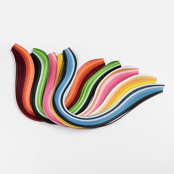 PandaHall 6 Colors Quilling Paper Strips, Gradual Color, Mixed Color, 390x3mm, about 120strips/bag, 20strips/color Paper Multicolor
PandaHall 6 Colors Quilling Paper Strips, Gradual Color, Mixed Color, 390x3mm, about 120strips/bag, 20strips/color Paper Multicolor