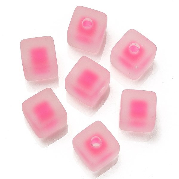 PandaHall Frosted Acrylic European Beads, Bead in Bead, Cube, Deep Pink, 13.5x13.5x13.5mm, Hole: 4mm Acrylic Cube
PandaHall Frosted Acrylic European Beads, Bead in Bead, Cube, Deep Pink, 13.5x13.5x13.5mm, Hole: 4mm Acrylic Cube