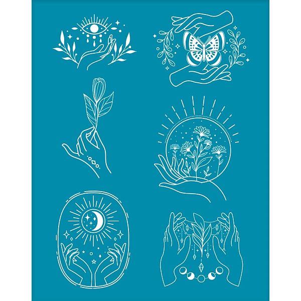 PandaHall Silk Screen Printing Stencil, for Painting on Wood, DIY Decoration T-Shirt Fabric, Mixed Shapes, 100x127mm Nylon Mixed Shapes Cyan
PandaHall Silk Screen Printing Stencil, for Painting on Wood, DIY Decoration T-Shirt Fabric, Mixed Shapes, 100x127mm Nylon Mixed Shapes Cyan