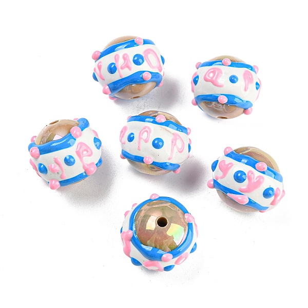 PandaHall Hand Painted Acrylic with Enamel Beads, Cartoon, Round with Letter, Colorful, 17.5x17x15mm, Hole: 2mm Acrylic Round
PandaHall Hand Painted Acrylic with Enamel Beads, Cartoon, Round with Letter, Colorful, 17.5x17x15mm, Hole: 2mm Acrylic Round