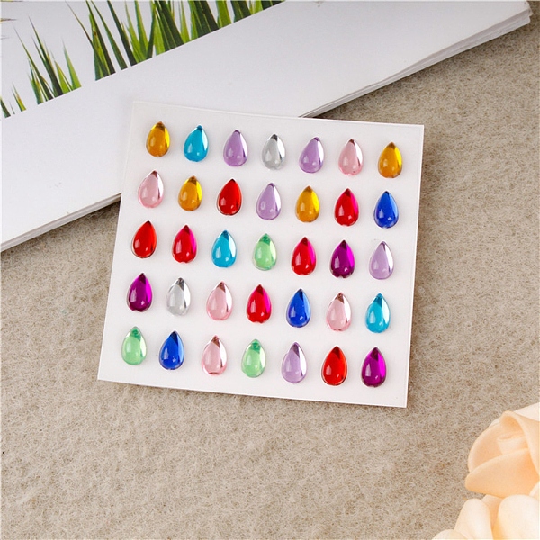 PandaHall Self Adhesive Acrylic Rhinestone Stickers, for DIY Scrapbooking and Craft Decoration, Teardrop, 10x6mm Acrylic Teardrop
PandaHall Self Adhesive Acrylic Rhinestone Stickers, for DIY Scrapbooking and Craft Decoration, Teardrop, 10x6mm Acrylic Teardrop