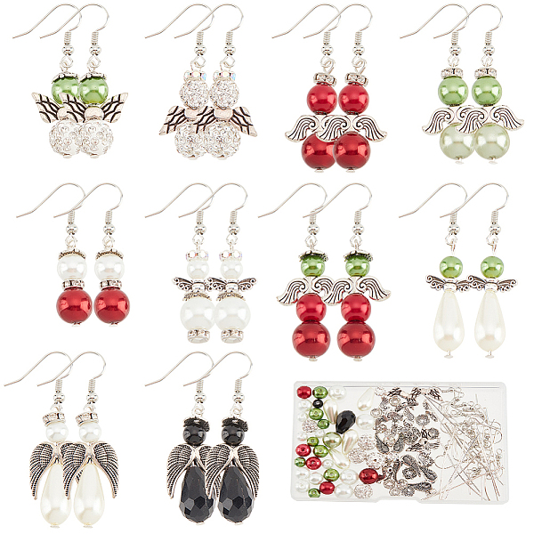 PandaHall SUNNYCLUE DIY Fairy Earring Making Kit, Including Glass Pearl & Acrylic Round & Rhinestone & Alloy Wing Beads, Brass Earring Hooks..., Multicolor
PandaHall SUNNYCLUE DIY Fairy Earring Making Kit, Including Glass Pearl & Acrylic Round & Rhinestone & Alloy Wing Beads, Brass Earring Hooks..., Multicolor