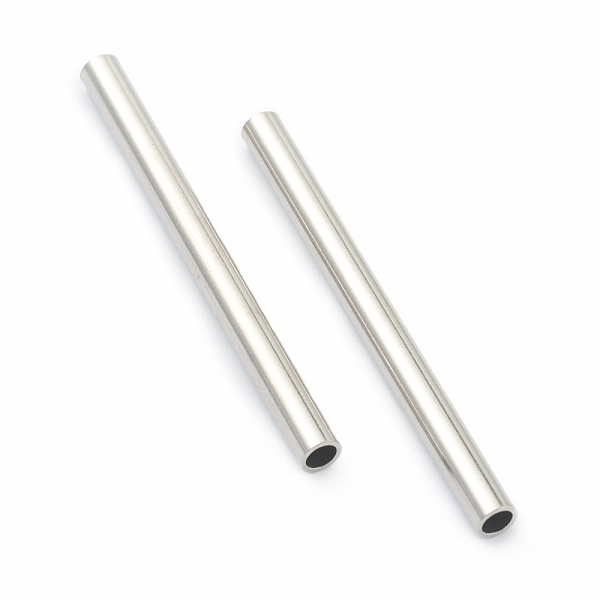 PandaHall 304 Stainless Steel Beads, Tube Beads, Stainless Steel Color, 50x4mm, Hole: 3mm 304 Stainless Steel Tube
PandaHall 304 Stainless Steel Beads, Tube Beads, Stainless Steel Color, 50x4mm, Hole: 3mm 304 Stainless Steel Tube