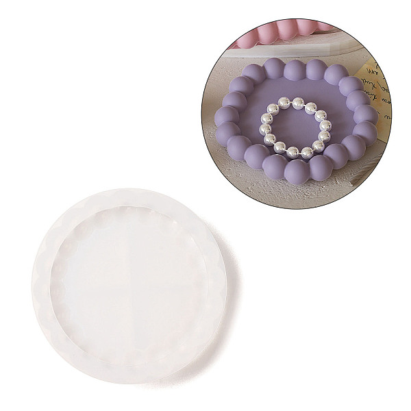 PandaHall Jewelry Plate DIY Silicone Mold, Resin Casting Molds, for UV Resin, Epoxy Resin Craft Making, White, Flat Round, 117x19mm Silicone...
PandaHall Jewelry Plate DIY Silicone Mold, Resin Casting Molds, for UV Resin, Epoxy Resin Craft Making, White, Flat Round, 117x19mm Silicone...