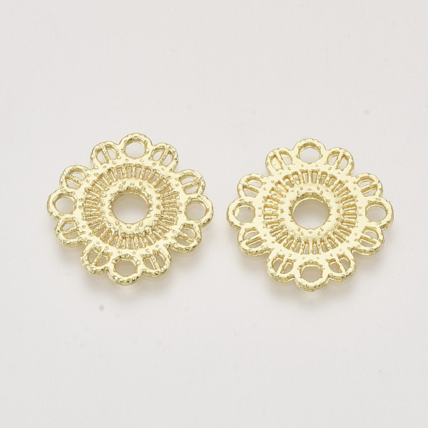 PandaHall Alloy Filigree Joiners, Flower, Light Gold, 21x21x1.5mm, Hole: 2.5mm Alloy Flower
PandaHall Alloy Filigree Joiners, Flower, Light Gold, 21x21x1.5mm, Hole: 2.5mm Alloy Flower