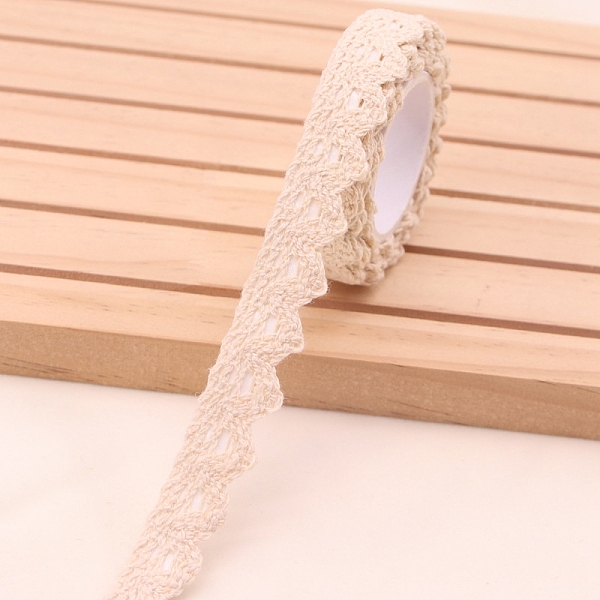 PandaHall Lace Trim, Cotton Lace Ribbon, with Adhesive Back, For Sewing Decoration, Antique White, 5/8 inch(15mm), about 1.97 Yards...
PandaHall Lace Trim, Cotton Lace Ribbon, with Adhesive Back, For Sewing Decoration, Antique White, 5/8 inch(15mm), about 1.97 Yards...