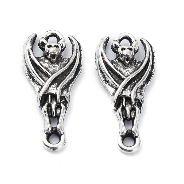 PandaHall Tibetan Style Alloy Pendant, for Halloween, Lead Free & Cadmium Free, Bat, 20x9x3mm, Hole: 1.4mm, 1334pcs/1000g Alloy Bat
PandaHall Tibetan Style Alloy Pendant, for Halloween, Lead Free & Cadmium Free, Bat, 20x9x3mm, Hole: 1.4mm, 1334pcs/1000g Alloy Bat