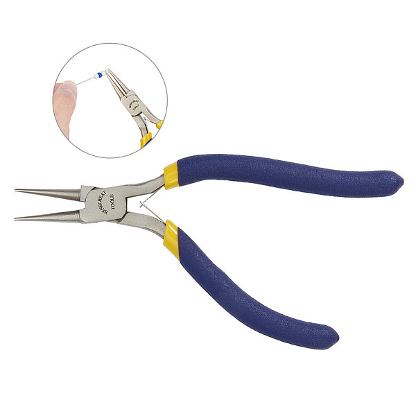 PandaHall BENECREAT Precision Comfort Round Nose Pliers for Jewelry Making Precision Comfort Pliers Iron Black
PandaHall BENECREAT Precision Comfort Round Nose Pliers for Jewelry Making Precision Comfort Pliers Iron Black