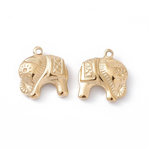PandaHall Ion Plating(IP) 304 Stainless Steel Pendant, Elephant, Real 24K Gold Plated, 14x13x4mm, Hole: 1.4mm 304 Stainless Steel Elephant
PandaHall Ion Plating(IP) 304 Stainless Steel Pendant, Elephant, Real 24K Gold Plated, 14x13x4mm, Hole: 1.4mm 304 Stainless Steel Elephant