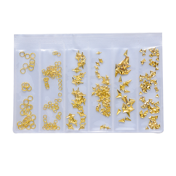 PandaHall Brass Cabochons, Nail Art Decoration Accessories, Round Ring & Star & Triangle, Golden, 3~8x3~5x0.5~1mm Brass Mixed Shapes
PandaHall Brass Cabochons, Nail Art Decoration Accessories, Round Ring & Star & Triangle, Golden, 3~8x3~5x0.5~1mm Brass Mixed Shapes