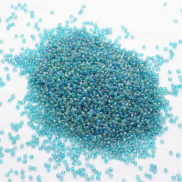 PandaHall 6/0 Round Glass Seed Beads, Grade A, Transparent Colours Rainbow, Sky Blue, 3.6~4.0mm, Hole: 1.2mm, about 5000pcs/pound Glass Blue
PandaHall 6/0 Round Glass Seed Beads, Grade A, Transparent Colours Rainbow, Sky Blue, 3.6~4.0mm, Hole: 1.2mm, about 5000pcs/pound Glass Blue