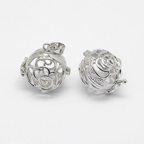 PandaHall Brass Cage Pendants, For Chime Ball Pendant Necklaces Making, Cadmium Free & Nickel Free & Lead Free, Real Platinum Plated, Round...
PandaHall Brass Cage Pendants, For Chime Ball Pendant Necklaces Making, Cadmium Free & Nickel Free & Lead Free, Real Platinum Plated, Round...