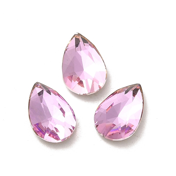 PandaHall Glass Rhinestone Cabochons, Point Back & Back Plated, Faceted, Teardrop, Light Rose, 10x6.4x3mm Glass Rhinestone Teardrop Pink
PandaHall Glass Rhinestone Cabochons, Point Back & Back Plated, Faceted, Teardrop, Light Rose, 10x6.4x3mm Glass Rhinestone Teardrop Pink