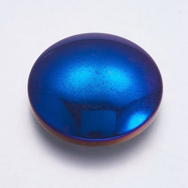 PandaHall Electroplate Non-magnetic Synthetic Hematite Cabochons, Flat Round, Blue Plated, 20x5.5mm Howlite Flat Round
PandaHall Electroplate Non-magnetic Synthetic Hematite Cabochons, Flat Round, Blue Plated, 20x5.5mm Howlite Flat Round