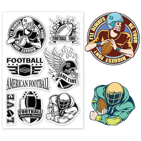 PandaHall PVC Plastic Stamps, for DIY Scrapbooking, Photo Album Decorative, Cards Making, Stamp Sheets, Film Frame, Football Pattern...
PandaHall PVC Plastic Stamps, for DIY Scrapbooking, Photo Album Decorative, Cards Making, Stamp Sheets, Film Frame, Football Pattern...