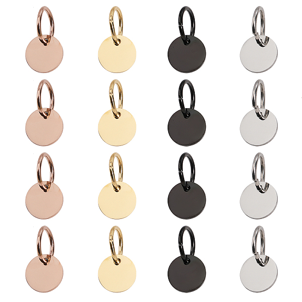 PandaHall CHGCRAFT 16Pcs 4 Colors 304 Stainless Steel Manual Polishing Charms, Stamping Blank Tag, with Jump Rings, Flat Round, Mixed Color...
PandaHall CHGCRAFT 16Pcs 4 Colors 304 Stainless Steel Manual Polishing Charms, Stamping Blank Tag, with Jump Rings, Flat Round, Mixed Color...