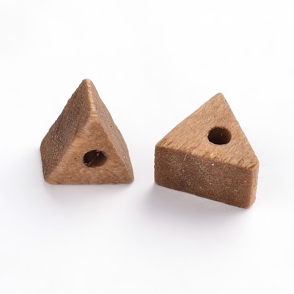PandaHall Undyed Natural Wood Beads, Triangle, Lead Free, Camel, 9x9x6mm, Hole: 2.5mm Wood Triangle Brown
PandaHall Undyed Natural Wood Beads, Triangle, Lead Free, Camel, 9x9x6mm, Hole: 2.5mm Wood Triangle Brown