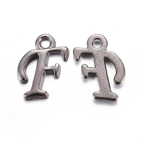PandaHall Gunmetal Plated Alloy Letter Pendants, Rack Plating, Cadmium Free & Lead Free, Letter.F, 13x8x2mm, Hole: 1.5mm Alloy Letter F
PandaHall Gunmetal Plated Alloy Letter Pendants, Rack Plating, Cadmium Free & Lead Free, Letter.F, 13x8x2mm, Hole: 1.5mm Alloy Letter F