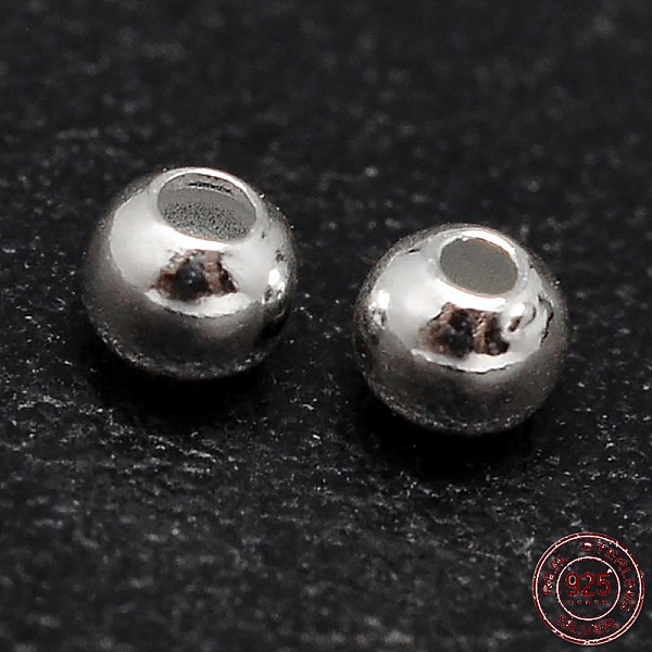 PandaHall 925 Sterling Silver Beads, Seamless Round Beads, Silver, 6mm, Hole: 1.5~1.6mm, about 64pcs/20g Sterling Silver Round
PandaHall 925 Sterling Silver Beads, Seamless Round Beads, Silver, 6mm, Hole: 1.5~1.6mm, about 64pcs/20g Sterling Silver Round