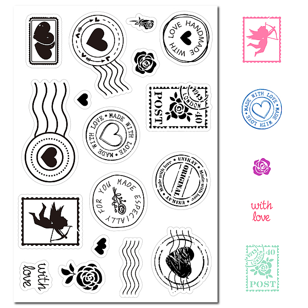 PandaHall Custom PVC Plastic Clear Stamps, for DIY Scrapbooking, Photo Album Decorative, Cards Making, Stamp Sheets, Film Frame, Heart...
PandaHall Custom PVC Plastic Clear Stamps, for DIY Scrapbooking, Photo Album Decorative, Cards Making, Stamp Sheets, Film Frame, Heart...