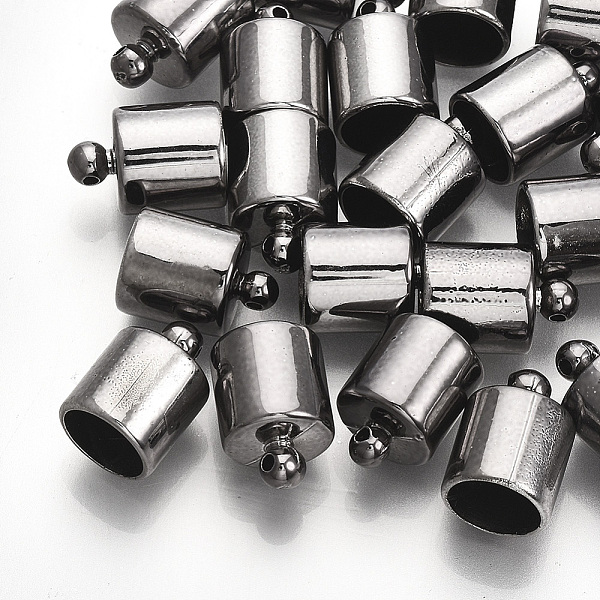PandaHall UV Plating ABS Plastic Cord Ends, End Caps, Column, Gunmetal, 14.5x10mm, Hole: 1.4mm, Inner Diameter: 8mm Plastic
PandaHall UV Plating ABS Plastic Cord Ends, End Caps, Column, Gunmetal, 14.5x10mm, Hole: 1.4mm, Inner Diameter: 8mm Plastic