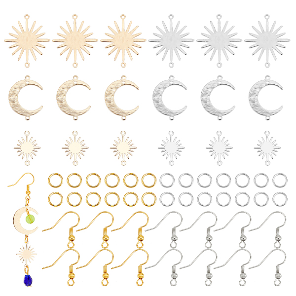 PandaHall ARRICRAFT DIY Earring Making Kit, Including 24Pcs 6 Style Brass Link Connectors, 100Pcs Brass Earring Hooks, 100Pcs Brass Jump...
PandaHall ARRICRAFT DIY Earring Making Kit, Including 24Pcs 6 Style Brass Link Connectors, 100Pcs Brass Earring Hooks, 100Pcs Brass Jump...