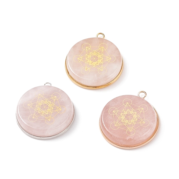 PandaHall 3Pcs 3 Styles Natural Rose Quartz Pendants, with 304 Stainless Steel Findings, Flat Round with Magic Circle Pattern, Mixed Color...
PandaHall 3Pcs 3 Styles Natural Rose Quartz Pendants, with 304 Stainless Steel Findings, Flat Round with Magic Circle Pattern, Mixed Color...