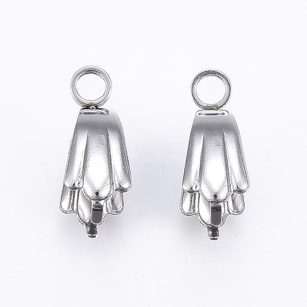 PandaHall 201 Stainless Steel Pendant Pinch Bails, Stainless Steel Color, 14x12x5.5mm, Hole: 2.5mm 201 Stainless Steel
PandaHall 201 Stainless Steel Pendant Pinch Bails, Stainless Steel Color, 14x12x5.5mm, Hole: 2.5mm 201 Stainless Steel