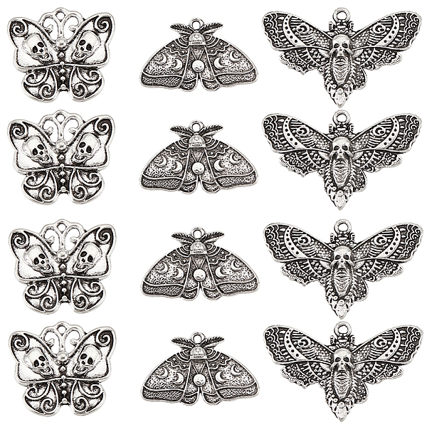 PandaHall SUNNYCLUE 24Pcs 3 Style Tibetan Style Alloy Pendants, Butterfly & Moth, Antique Silver, 20~27x23~43x3~4mm, Hole: 1.2~2.3mm...
PandaHall SUNNYCLUE 24Pcs 3 Style Tibetan Style Alloy Pendants, Butterfly & Moth, Antique Silver, 20~27x23~43x3~4mm, Hole: 1.2~2.3mm...