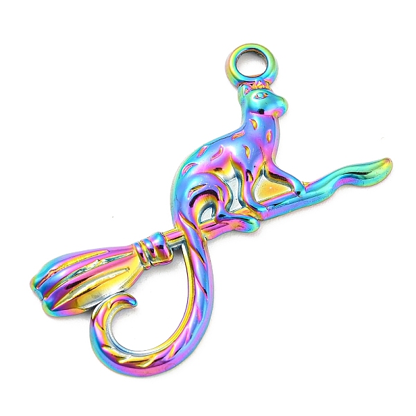 PandaHall 304 Stainless Steel Pendants, Cat Shape Charms, Rainbow Color, 28.5x28x2mm, Hole: 2.2mm 304 Stainless Steel Cat Shape
PandaHall 304 Stainless Steel Pendants, Cat Shape Charms, Rainbow Color, 28.5x28x2mm, Hole: 2.2mm 304 Stainless Steel Cat Shape