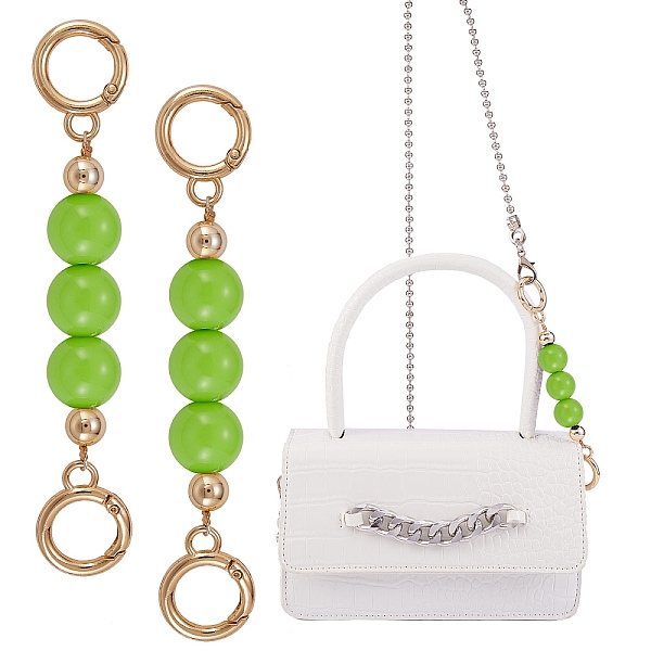 PandaHall Bag Extension Chain, with ABS Plastic Beads and Light Gold Alloy Spring Gate Rings, for Bag Replacement Accessories, Yellow Green...
PandaHall Bag Extension Chain, with ABS Plastic Beads and Light Gold Alloy Spring Gate Rings, for Bag Replacement Accessories, Yellow Green...