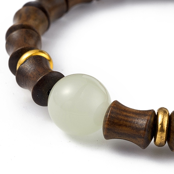 PandaHall Rosewood Column Beaded Stretch Bracelet for Women, Coffee, Inner Diameter: 2-1/2 inch(6.2cm) Wood Brown
PandaHall Rosewood Column Beaded Stretch Bracelet for Women, Coffee, Inner Diameter: 2-1/2 inch(6.2cm) Wood Brown