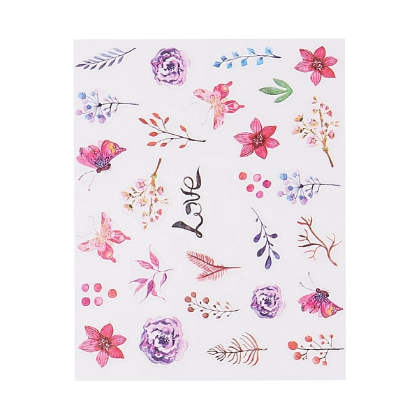 PandaHall Nail Decals Stickers, Self-Adhesive Plants Flamingo Flower Nail Design Art, for Nail Toenails Tips Decorations, Colorful...
PandaHall Nail Decals Stickers, Self-Adhesive Plants Flamingo Flower Nail Design Art, for Nail Toenails Tips Decorations, Colorful...