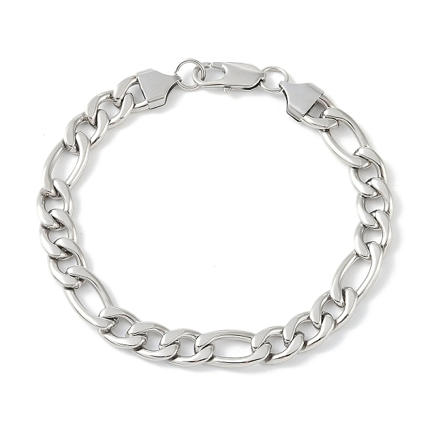 PandaHall 201 Stainless Steel Figaro Chain Bracelets for Women Men, Stainless Steel Color, 9-1/2 inch(24cm) 201 Stainless Steel
PandaHall 201 Stainless Steel Figaro Chain Bracelets for Women Men, Stainless Steel Color, 9-1/2 inch(24cm) 201 Stainless Steel