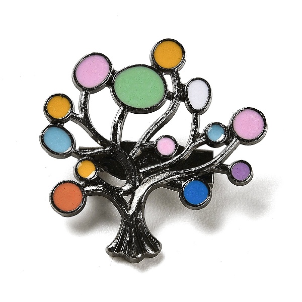 PandaHall Fortune Tree Enamel Pins, Black Alloy Brooches for Backpack Clothes, Colorful, 25x25x1.5mm Alloy+Enamel Tree
PandaHall Fortune Tree Enamel Pins, Black Alloy Brooches for Backpack Clothes, Colorful, 25x25x1.5mm Alloy+Enamel Tree