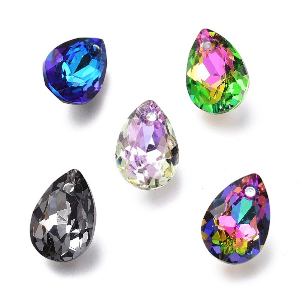 PandaHall Glass Rhinestone Pendants, Back Plated, Faceted, Teardrop, Mixed Color, 9x6x4mm, Hole: 1mm Rhinestone Teardrop Multicolor
PandaHall Glass Rhinestone Pendants, Back Plated, Faceted, Teardrop, Mixed Color, 9x6x4mm, Hole: 1mm Rhinestone Teardrop Multicolor